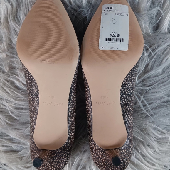Nine West printed pumps Size 10 - Picture 4 of 6